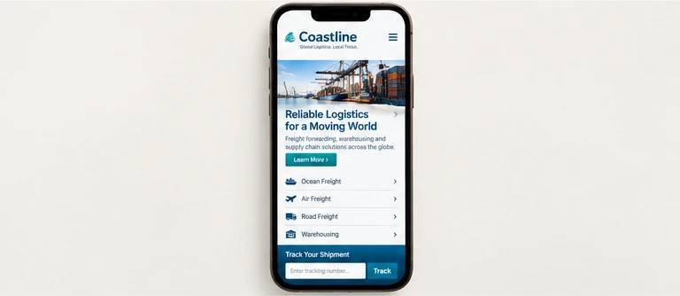 Coastline Logistics original concept layout