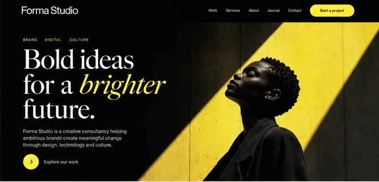 Forma Studio finished design direction