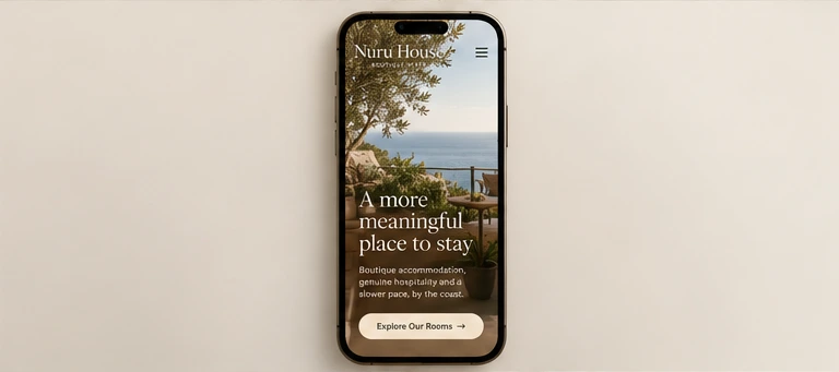 Nuru House redesigned mobile experience