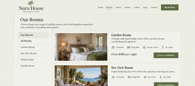 Nuru House original concept layout